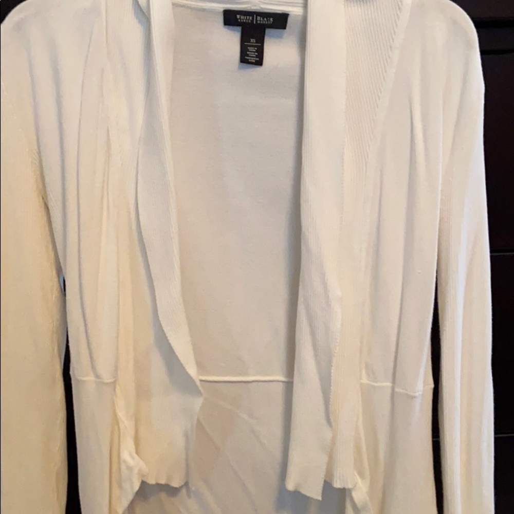 White House Black Market long sleeve open cardigan - Picture 3 of 7